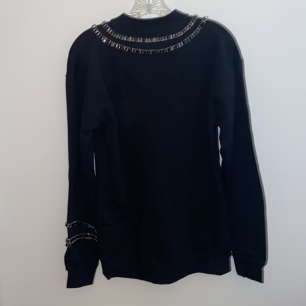 NWT Collina Strada Back Sweater with Embellishments size XS - Picture 3 of 7